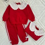 دو تیکه یقه بیبی زارا ترک