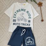ست تی شرت شلوارک پسرانه🏍👦