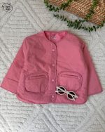 کاپشن صورتی ZARA ترک🎀🎗