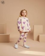 ست قلبی بنفش👧👒 - Image 6