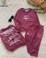 ست دورس شلوار عنابی⚽🚚