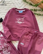 ست دورس شلوار عنابی⚽🚚 - Image 4