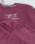 ست دورس شلوار عنابی⚽🚚 - Image 6