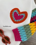 ست قلاب بافی قلب🧵❤ - Image 3