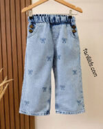 شلوار جین پاپیون👖🎀 - Image 5